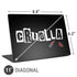 Disney Cruella (2021) Logo and Lipstick Universal Laptop 11in (8.8 x 6.2in) Skin